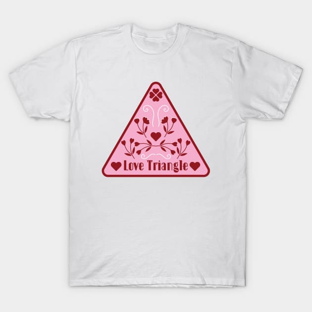 Love Triangle | Book Tropes | Book themed T-Shirt by ArtistryWhims